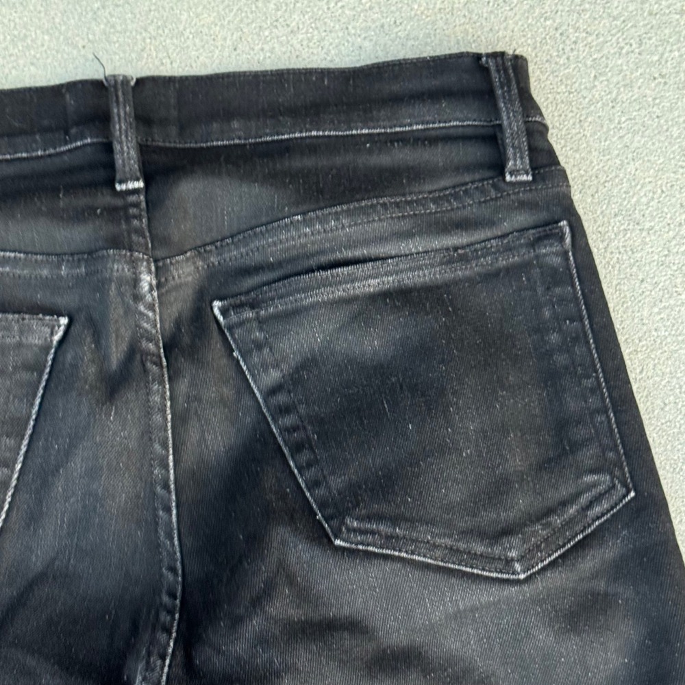 FRAME Denim Jagger True Skinny Jeans Noir Black Size 29 LMHSS278 Womens - Picture 12 of 12